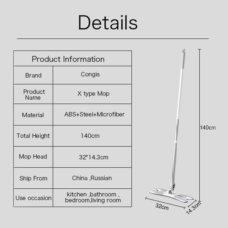 Fregonas para suelo tipo X, fregonas planas de 360 grados para azulejos de cerámica de madera, herramienta de limpieza para el hogar con almohadillas de microfibra reutilizables, mopa perezosa