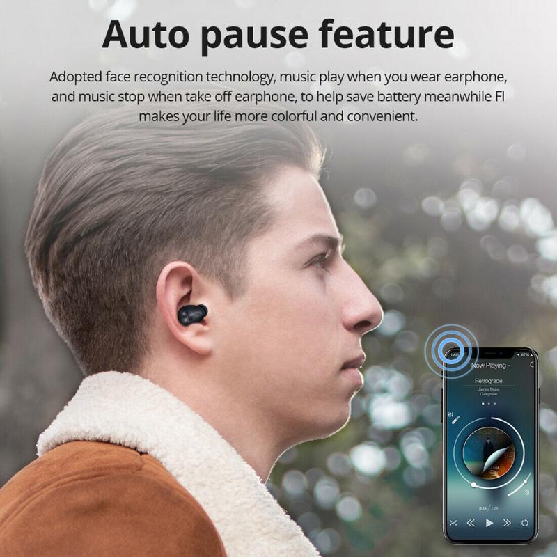 1 Pc Hoge Geluid Qualiy Tws Draadloze Bluedio Fi 5.0 Bluetooth Headset Lange Standby Waterdichte Stereo Oordopjes Binaural Oortelefoon