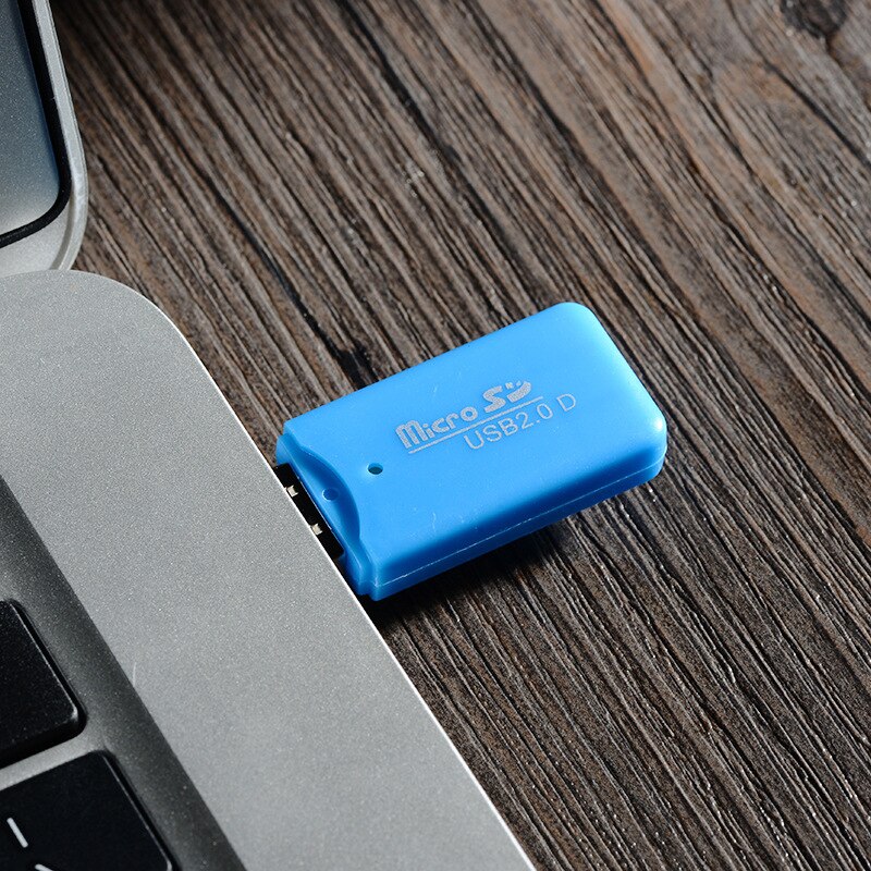Mini Memory Card Reader Voor Micro Sd Card Usb 2.0 High Speed Voor Laptop Geheugenkaart Micro Sd Accessoire willekeurige Kleur