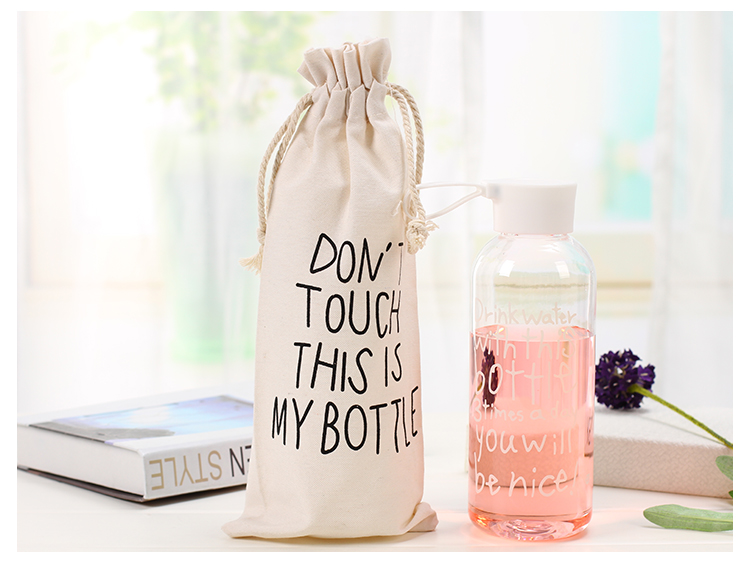 Bouteille de boisson portable 500ml pour l'école | , avec sac, secoueur de protéines BPA, bouteilles d'eau pour les filles de l'école