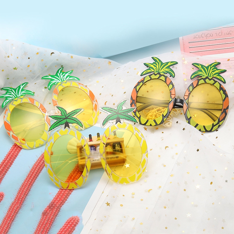 Luau Party Sunglasses Funny Hawaiian Glasses Tropical Fancy Dress Props Fun Summer Favors Beach Themed Party Supplies