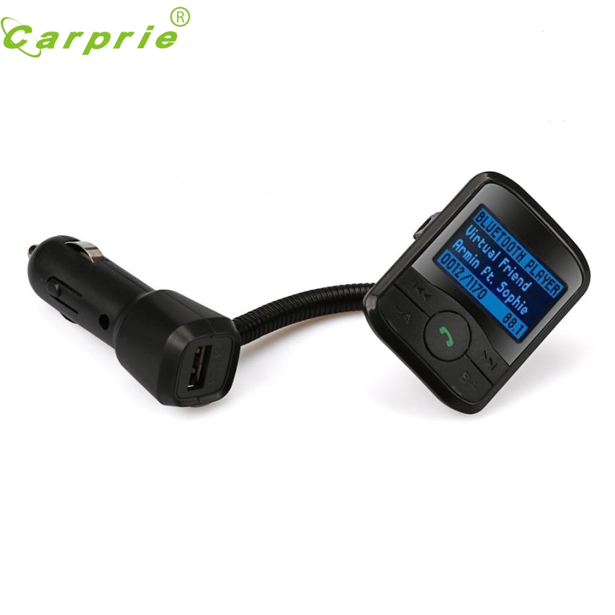 Car-styling LCD Car Kit MP3 Bluetooth Player FM Transmitter Modulator SD MMC USB Remote or6