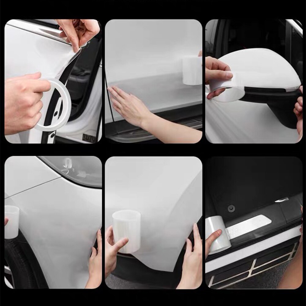 De Carrosserie complet Vinyle Voiture Autocollants de Porte Multifonction Protecteur Bande Autocollants De Voiture Voiture Autocollant Anti-rayures De Seuil De Porte