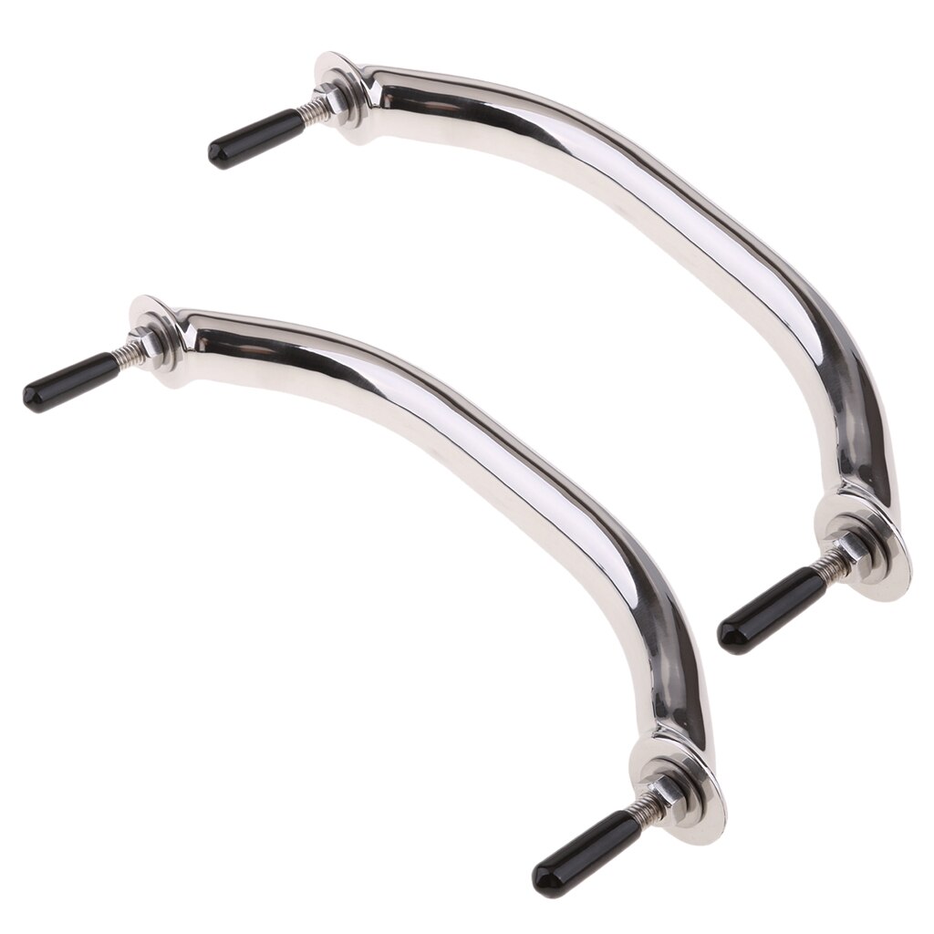 1 paar Schwere Boot Handlauf/Haltegriff Griff mit Stud 8 zoll-Marine/Yacht/RV 316 Edelstahl