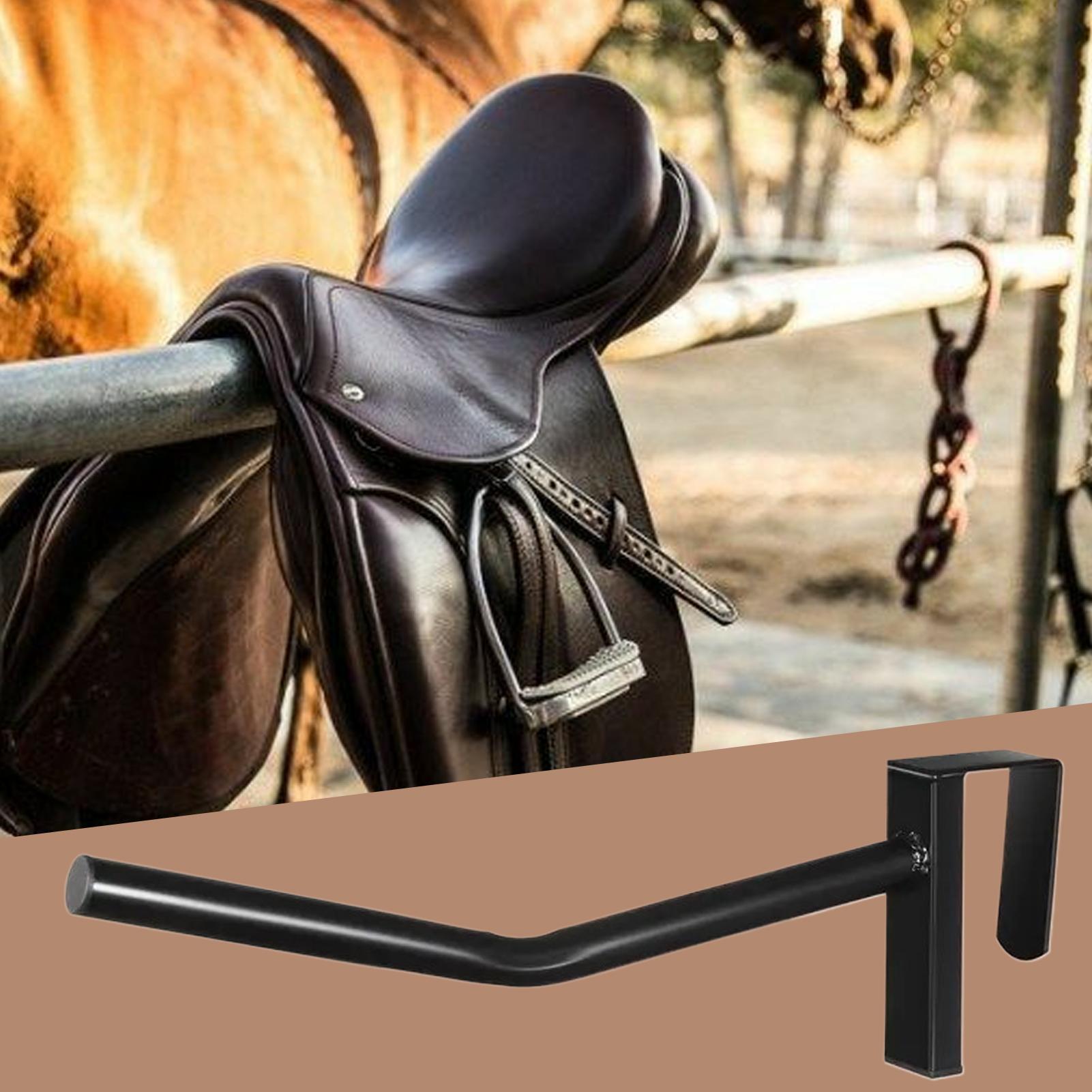 Saddle Pad Rack Wall Mounted Saddle Storage Rack Space-Saving Equipment For Equestrian Tack Room Barn Garage Outdoors Training