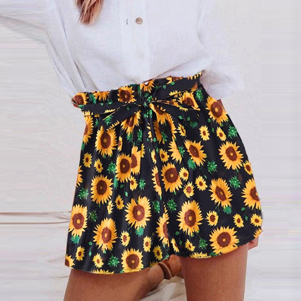 Yellow Sunflower Women's Shorts