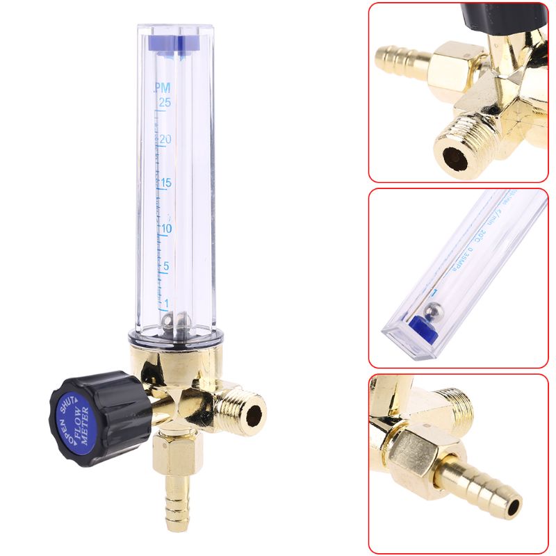 1 / 4PT 0.15 MPA 7mm barbe détecteur gaz Argon AR / CO2 Régulateur soudure soudure B85C