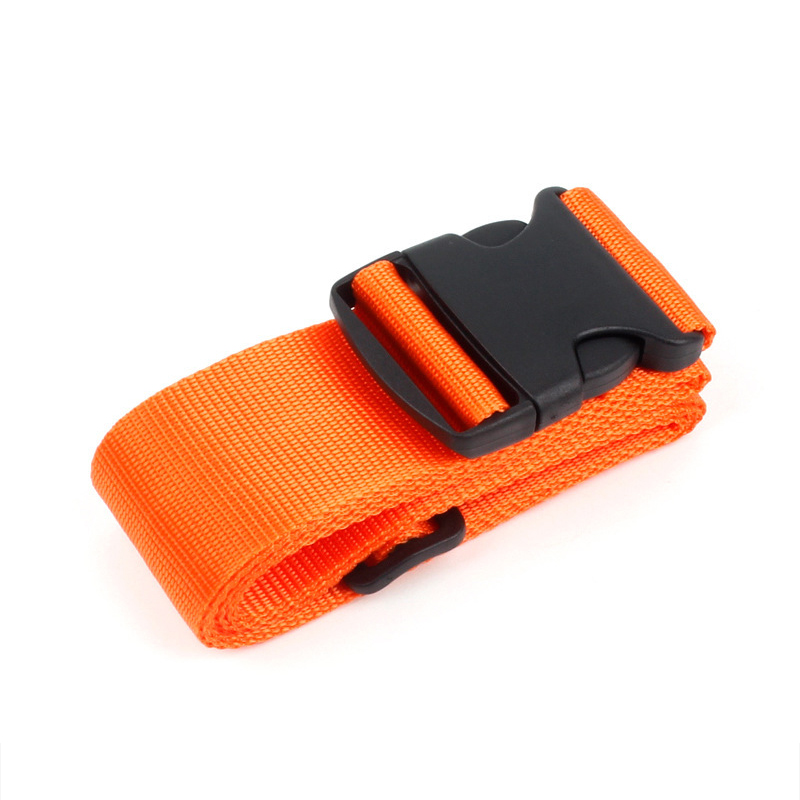 Cinghie per bagagli di forma dritta per valigia, cintura per bagagli in poliestere con accessorio da viaggio con fibbia a sgancio regolabile