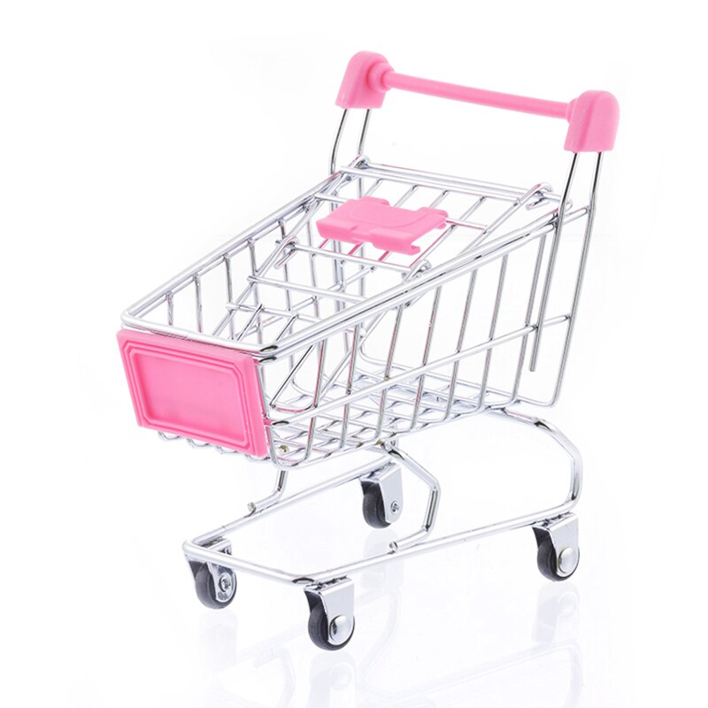 Mini jouet caddies petit jouet pour animaux de compagnie supermarché Handcart panier utilitaire panier de stockage stockage à la maison: G93768