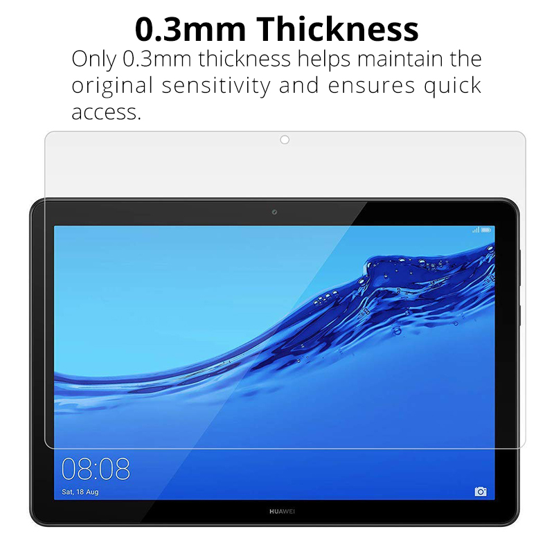Protector de pantalla de cristal templado película para Huawei MediaPad T5 10 T3 9,6 M5 Lite 10,1 MatePad T8 8,0 Honor V6 10,4 MatePad Pro 10,8