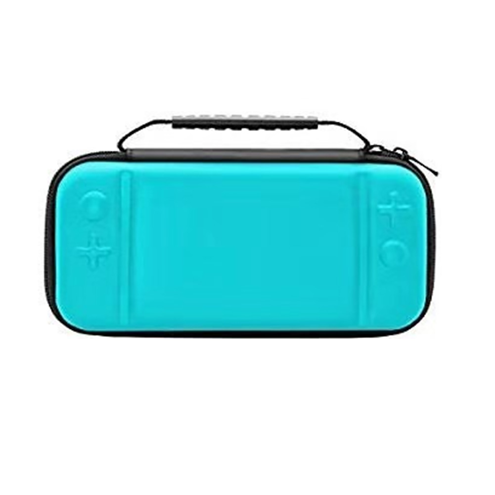 Beschermende Handheld Krasbestendig Grote Capaciteit Game Machine Travel Pouch Shell Draagtas Voor Schakelaar Lite Ruimtebesparend: Blue