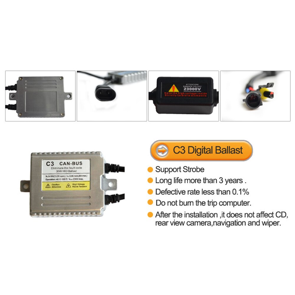 1pc AC CANBUS hid ballast 35W for xenon h7 canbus , & HID ballast