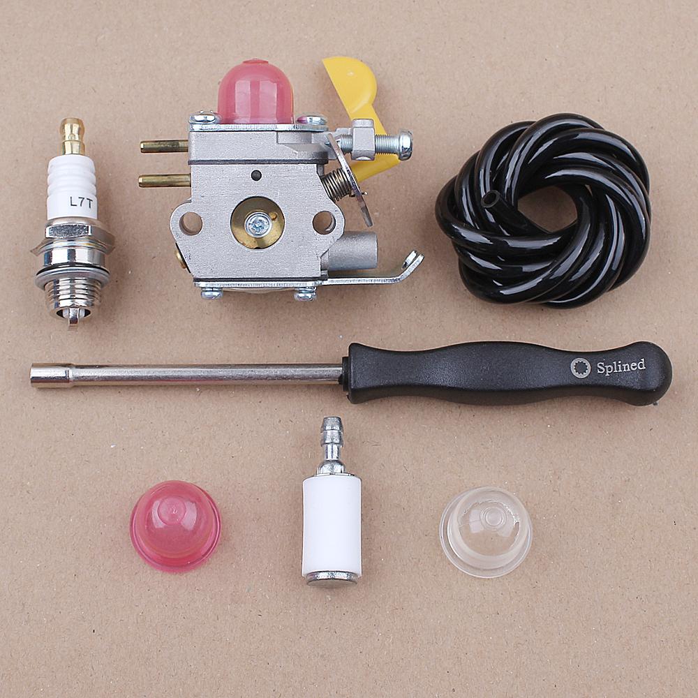 MZEER 10mm Carburateur Carb Kits Vervanging Fit voor WEEDEATER 1E34F