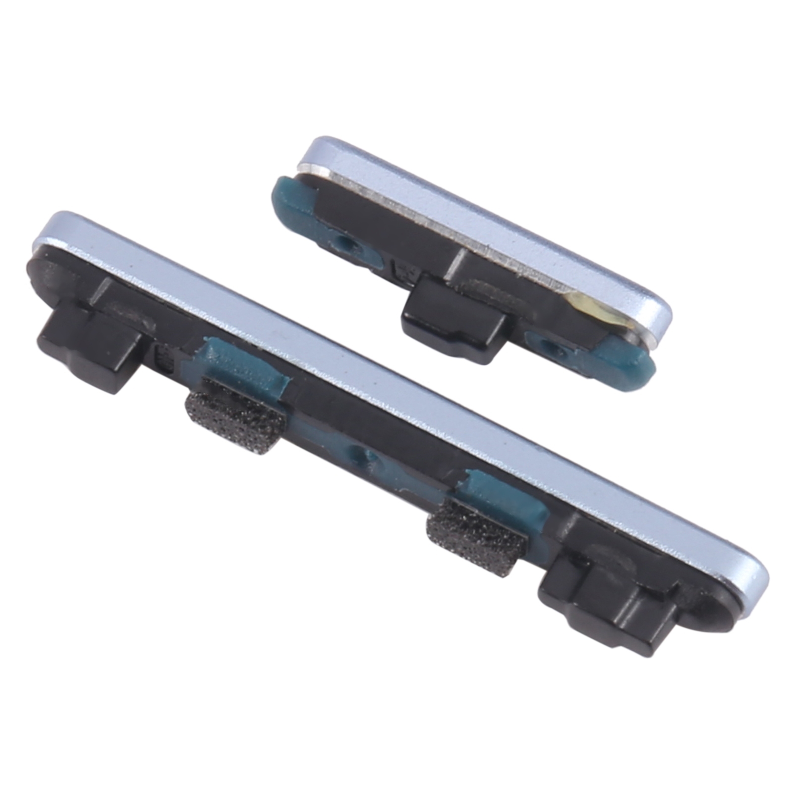 Para Google Pixel 7A botón de encendido + botón de volumen botón de Control teclas laterales piezas de reparación de teléfonos móviles: Azul