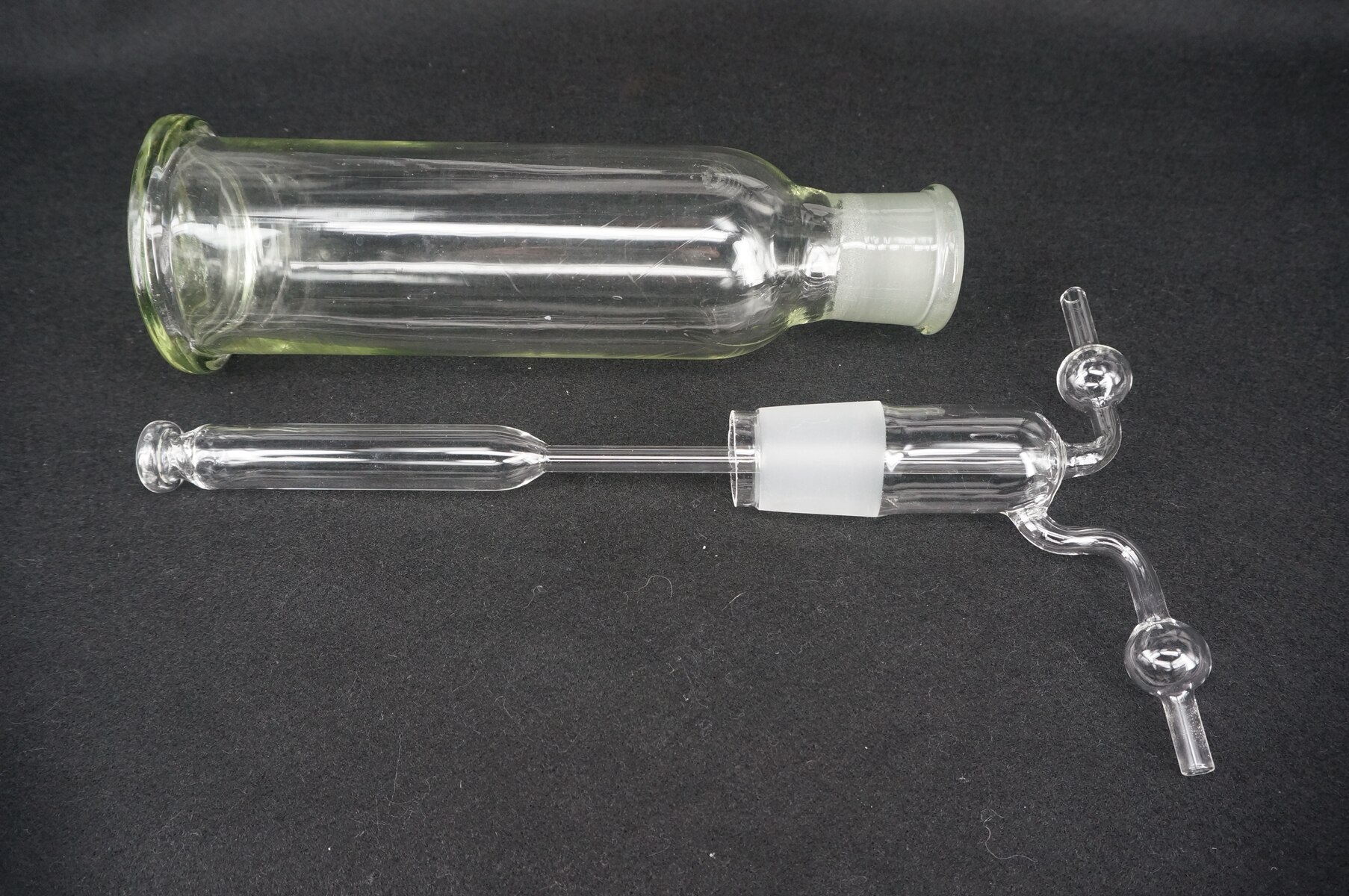 Lab 250ml Glass Gas Washing Bottle Multihole Glassware Chemical Instruments Lab Use