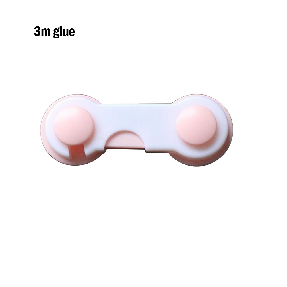 10pcs Child Safety Lock Baby Proof Security Protector Door Lock Plastic Kids Safety Door Lock: Pink