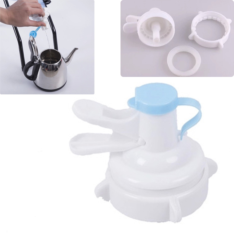 Plastpump för sportvattenflaskor med dammtät lock dricksvattenflaskor campingautomater  j2y