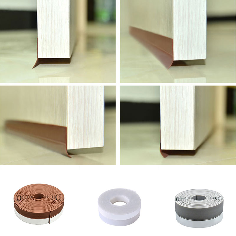 3m Self Adhesive Door Seal Strip Weather Stripping Silicone Bottom Door Seal Soundproof Doors and Windows Weather Stripping