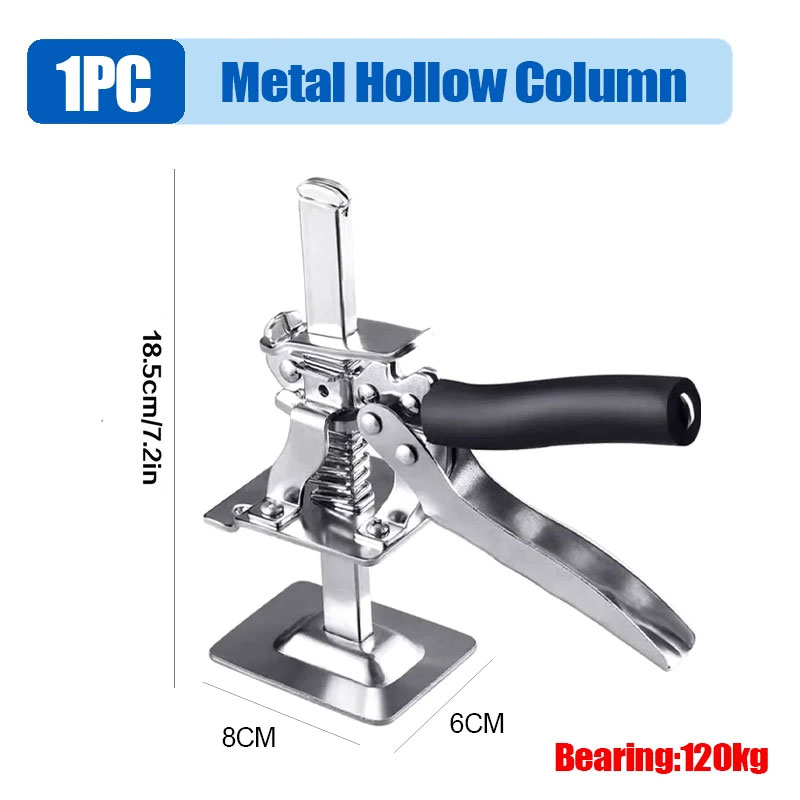 Hefgereedschap Arbeidsbesparende arm Jack Deurpaneel Gipsplaten Hefkast Bord Lifter Tegelhoogteverstelling Liftgereedschap Hoogte re: Goud