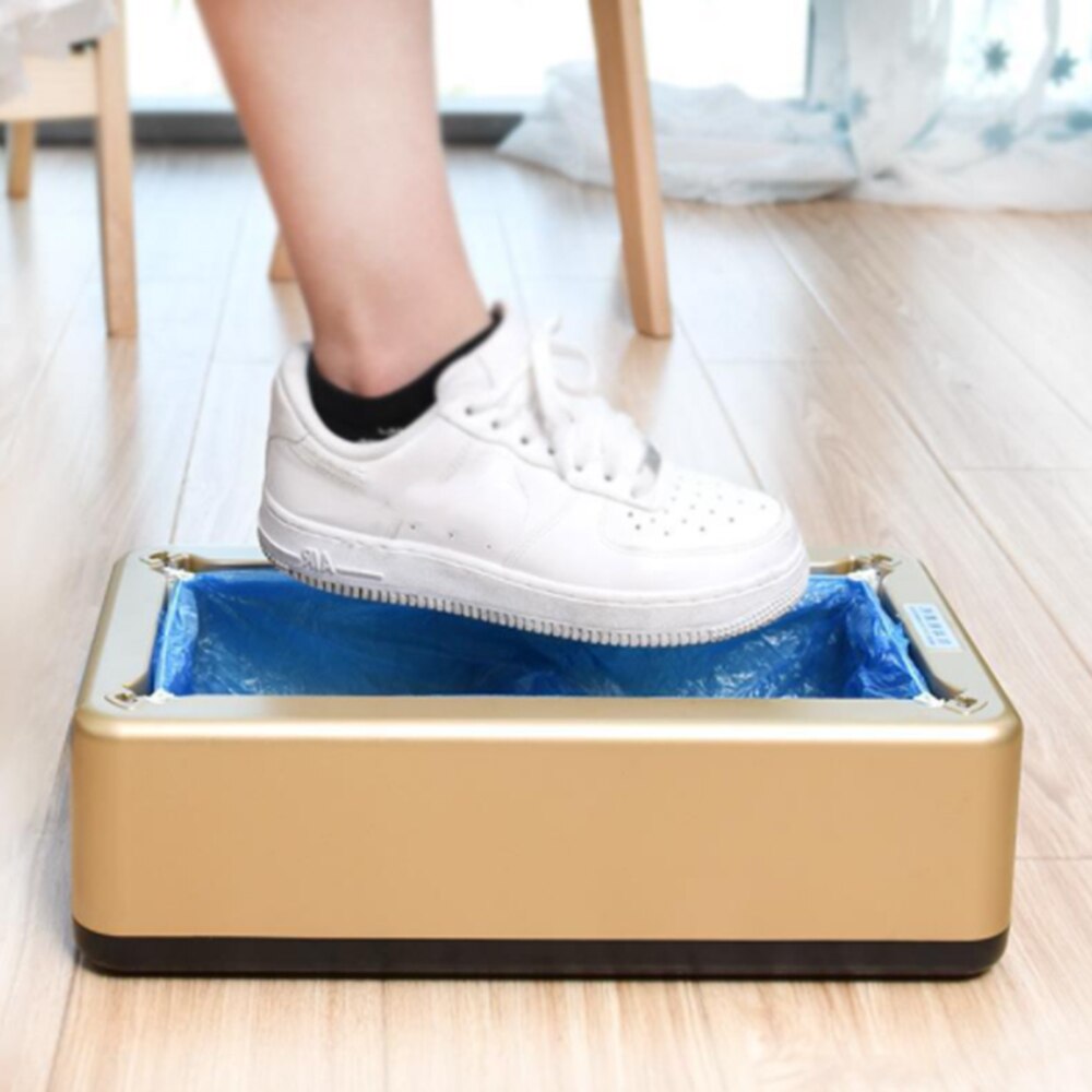 Máquina automática de cubre zapatos inteligente, herramienta para cobertura de zapatos y pies, a prueba de agua, desechables, dispositivo organizador de zapatos