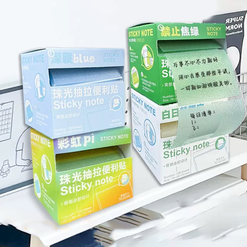 Etykiety samoprzylepne wielokrotnie wklejane bez kleju Wygodne naklejki Proste, urocze artykuły papiernicze Przezroczysta książka z naklejkami