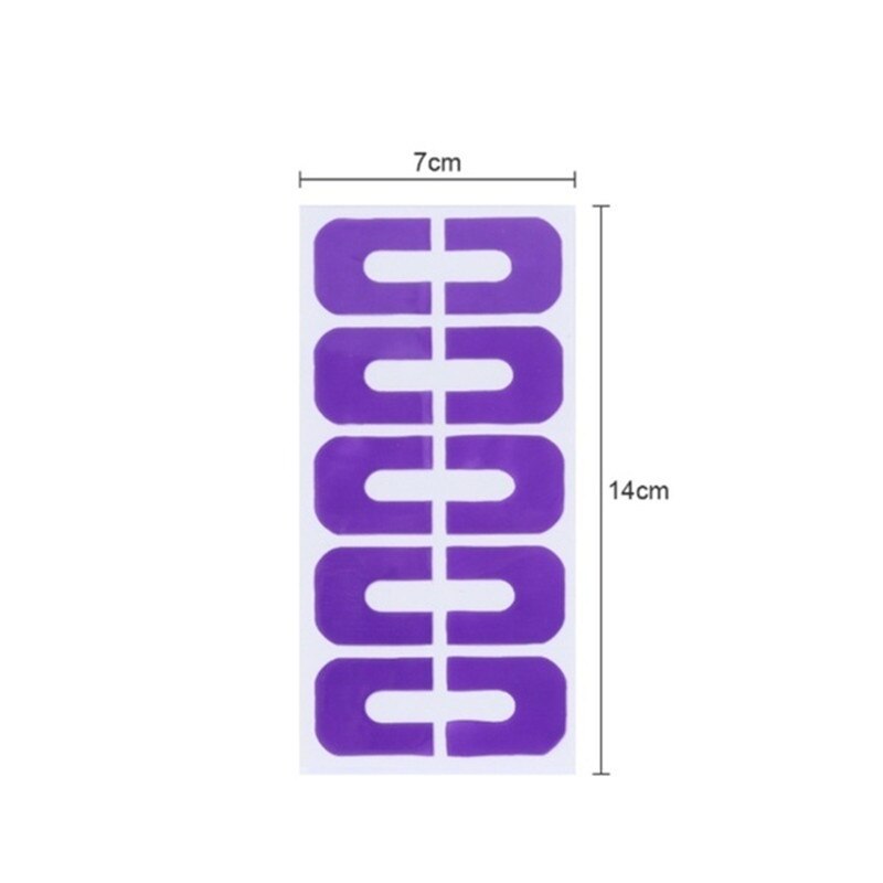 U-Vorm Nail Form Guide Sticker Strippen Tape Anti-Splash Bescherming Nagels Vingerafdruk Stickers Vinger Huid Bescherming