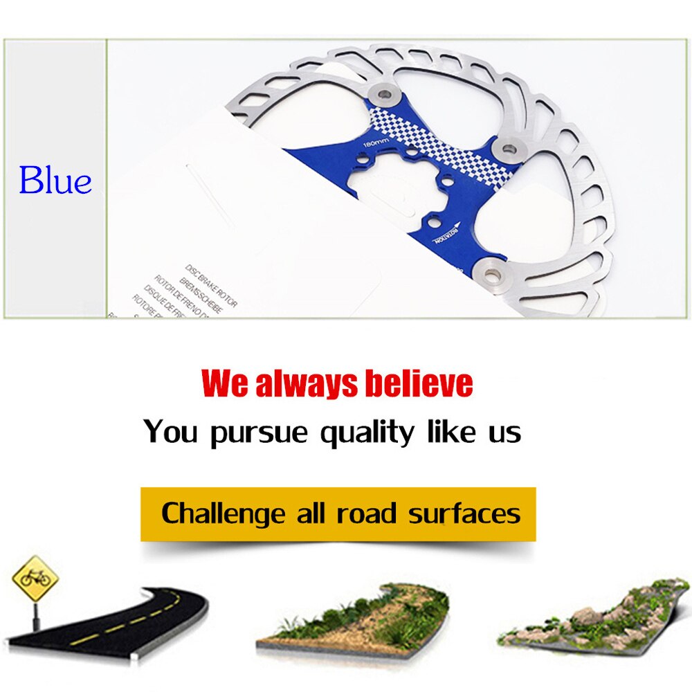 VXM Bicycle Floating brake disc float/ultralight MTB bike brake pads six hole disc rotors 140/160/180/203mm Bicycle parts