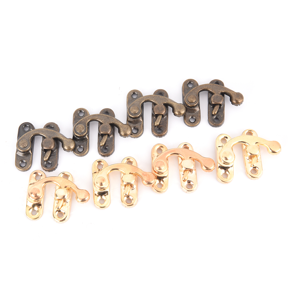 10PCS/Lot Metal Lock Catch Curved Buckle Horn Lock Clasp Hook Bag DIY Handbag Locks Closure Accessories