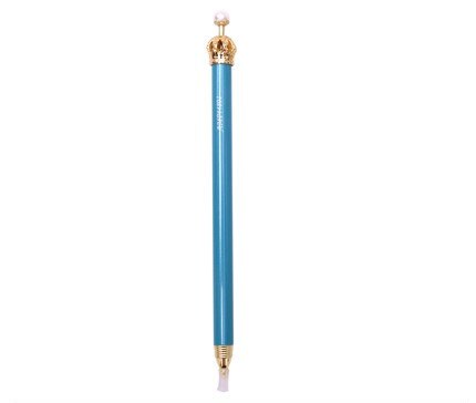 1 pcs Metallic Mechanical Pencil 0.5 Lead Korean Stationery Cute Automatic Pen School Supplies: blue