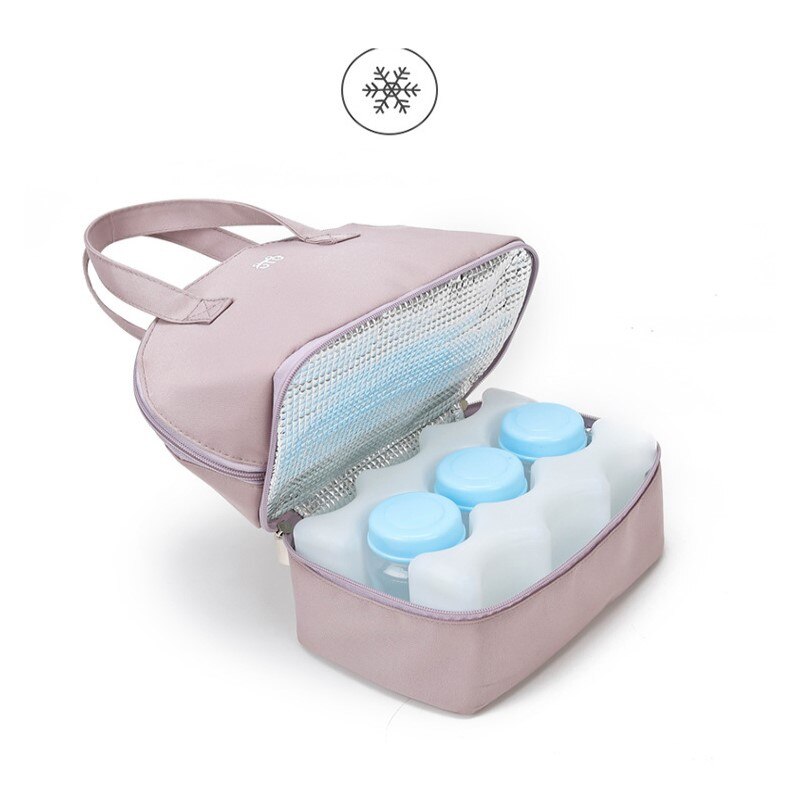 Reusable Insulated Thermal Bag Breast Milk Refrigerated And Fresh-keeping Milk Ice Pack Waterproof Women Bag Organizer