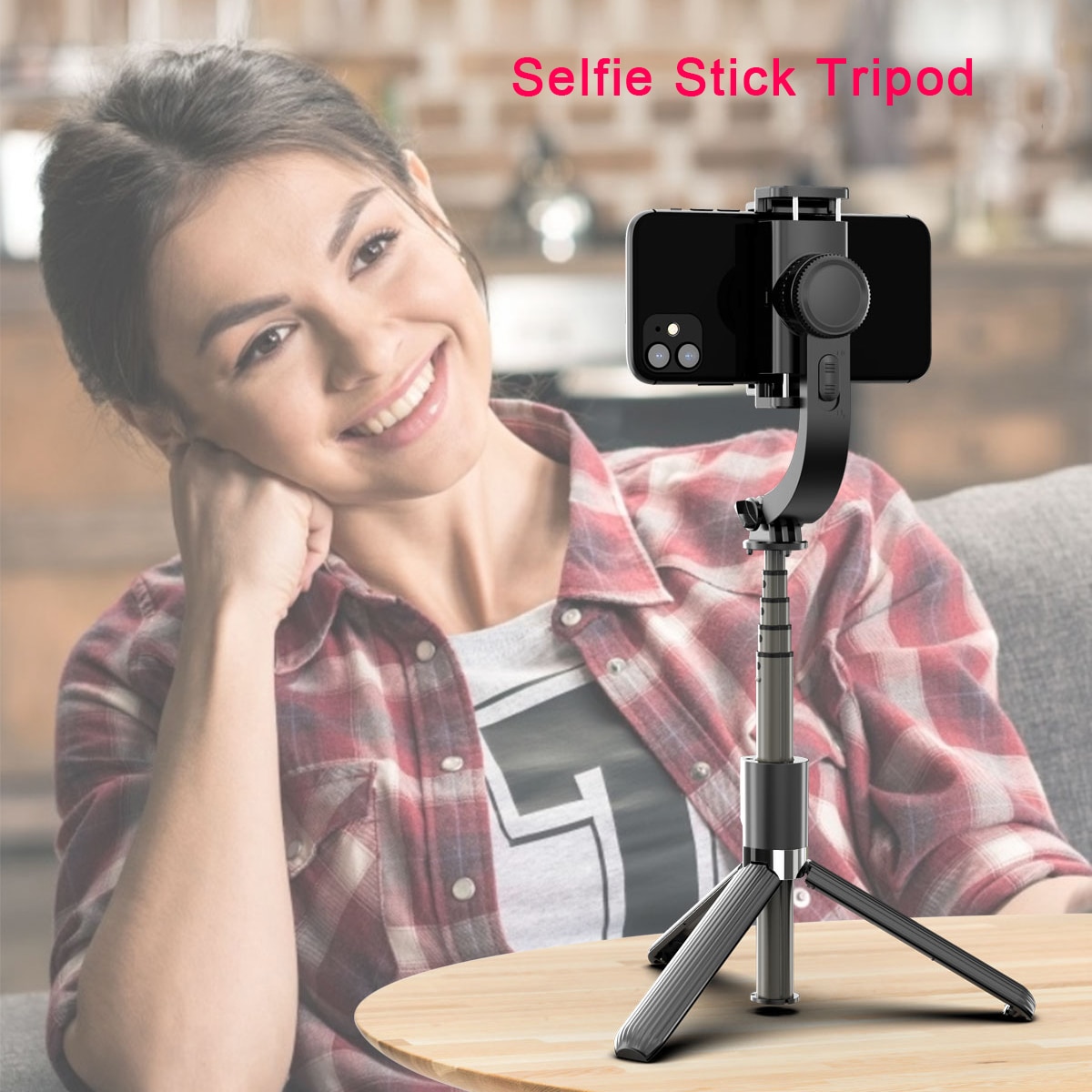 Anti-Schütteln Smartphone Handheld Gimbal Stabilisatoren Selfie Stock Stativ Drahtlose Bluetooth Fernbedienung Erweiterbar Faltbare