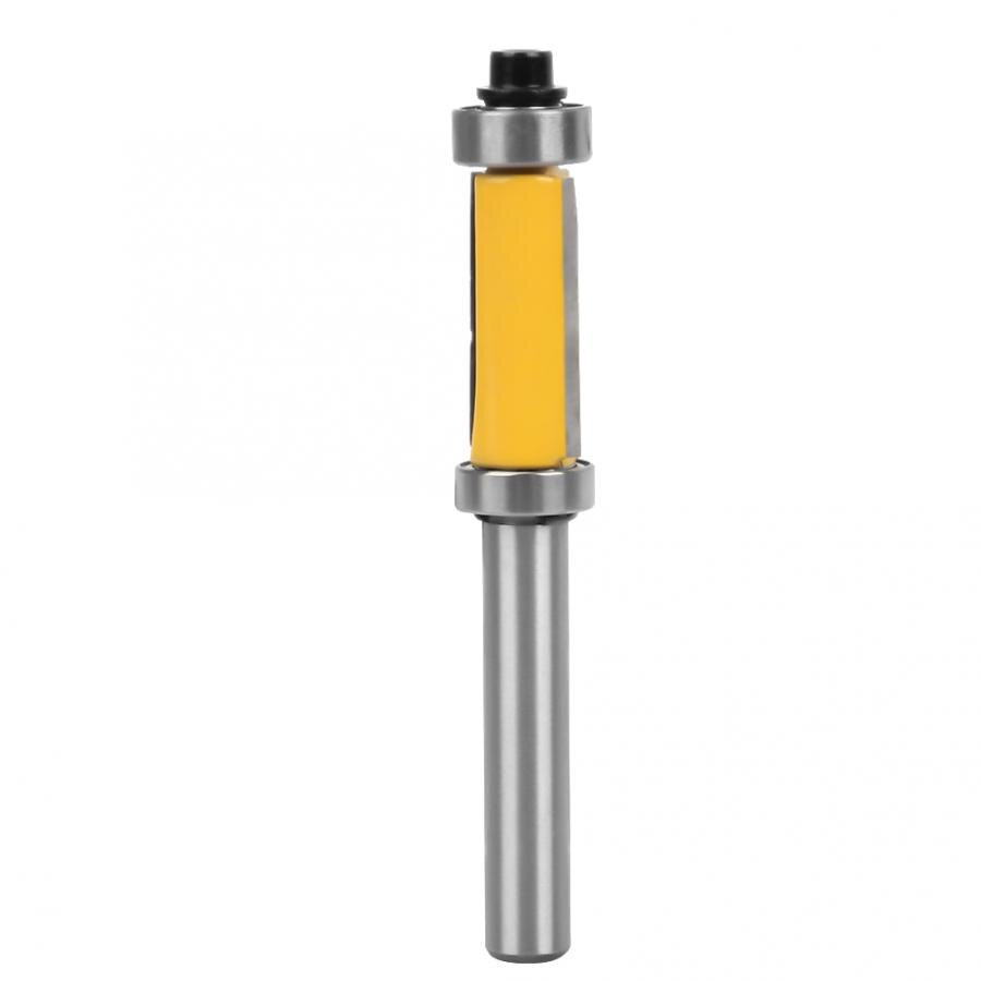 8mm Router Bit Milling Cutter Shank Pattern Flush Trim Router Bit Double Bearing Woodworking Milling Cutter Tool