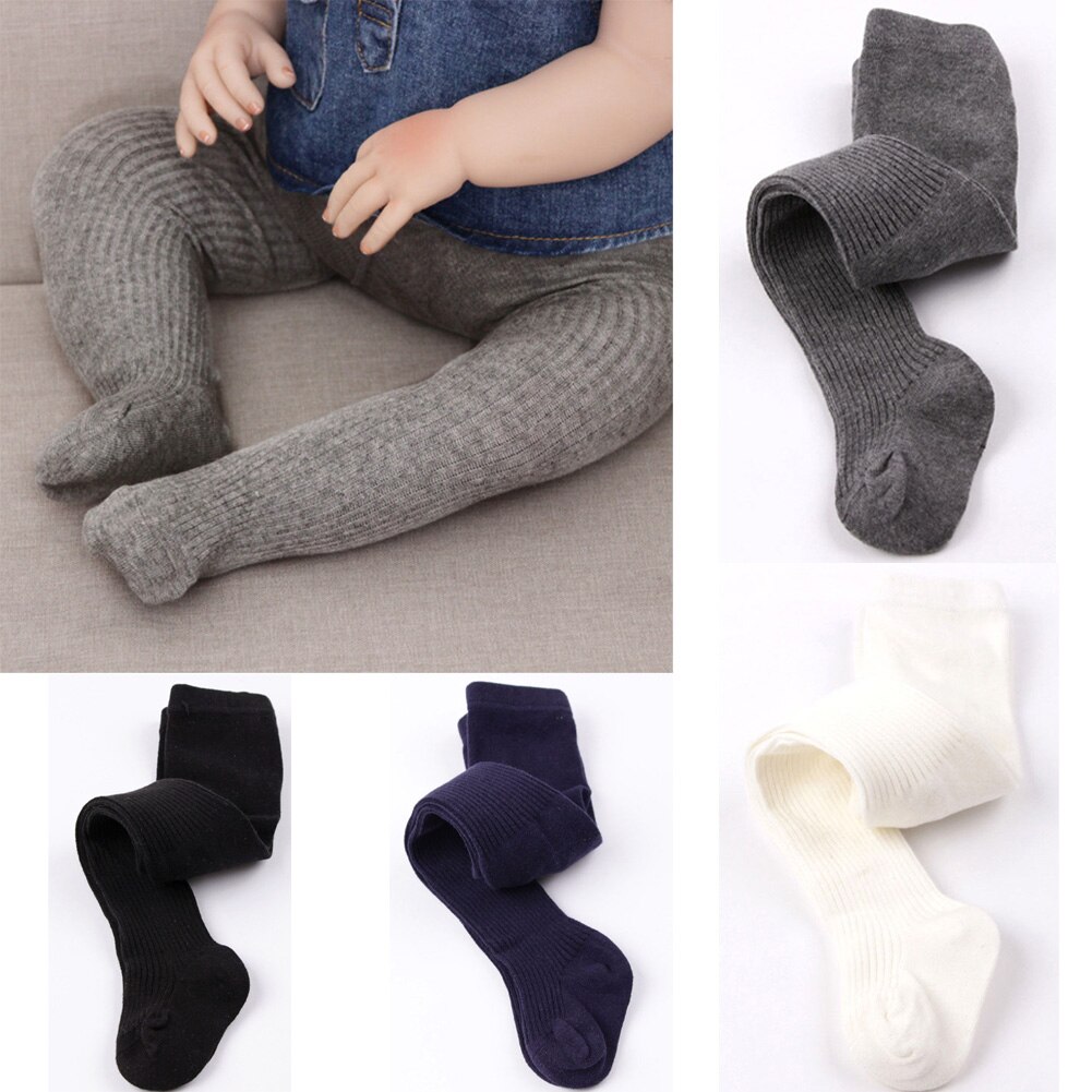 Enfant en bas âge bébé enfants filles garçons couleur Pure coton pantalon bonneterie collants