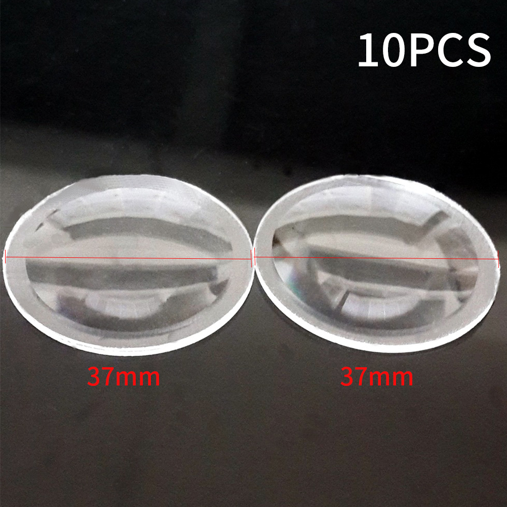 10Pcs Vr Vervangende Onderdelen Biconvex Lenzen Optische Praktische 3D Bril Transparant Hd Cinema Professionele Voor Google Kartonnen