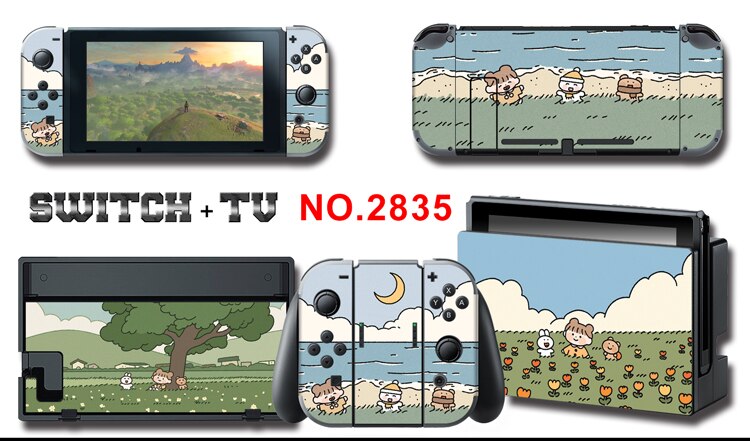 Vinile Autoadesivo Della Pelle Dello Schermo Coniglio/Snoop y Skin Protector Adesivi per Nintendo Interruttore NS Console + Controller + Del Basamento sticker: 2835 skins