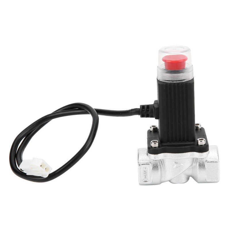 LPG Alarm Fuel Coal Natural Gas Alarm Independent Wall‑Mounted Household with Drive Solenoid Valve AC110‑220V