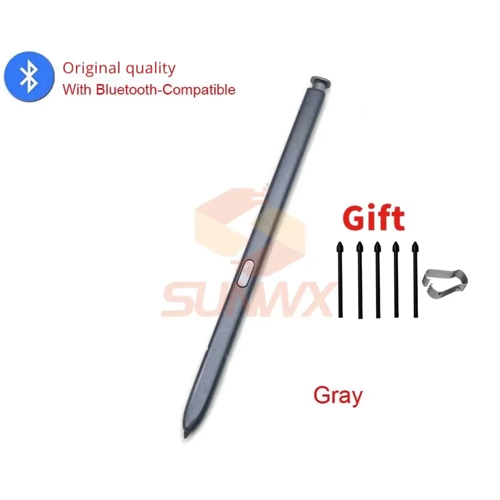 Til samsung galaxy note 20 n980 n981 sm-n980f 20 ultra  n985 n986 berøringspenn med s-penn og bluetooth-funksjon: Rød