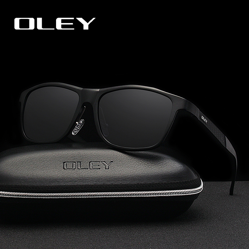 OLEY Neue Alle Aluminium Magnesium HD Sonnenbrille Männer klassisch retro Hochwertige Polarisierte Sonnenbrille Schutzbrillen