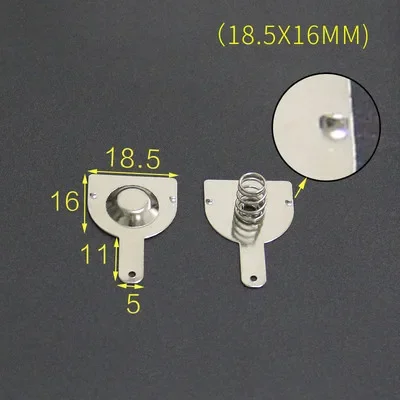 YYT 10 Stück 18650 Batterieblatt 16 x 16 x 18,5 mm Federkontaktblatt Batteriekasten positiv und negativ einzeln bipolar: Armee Grün