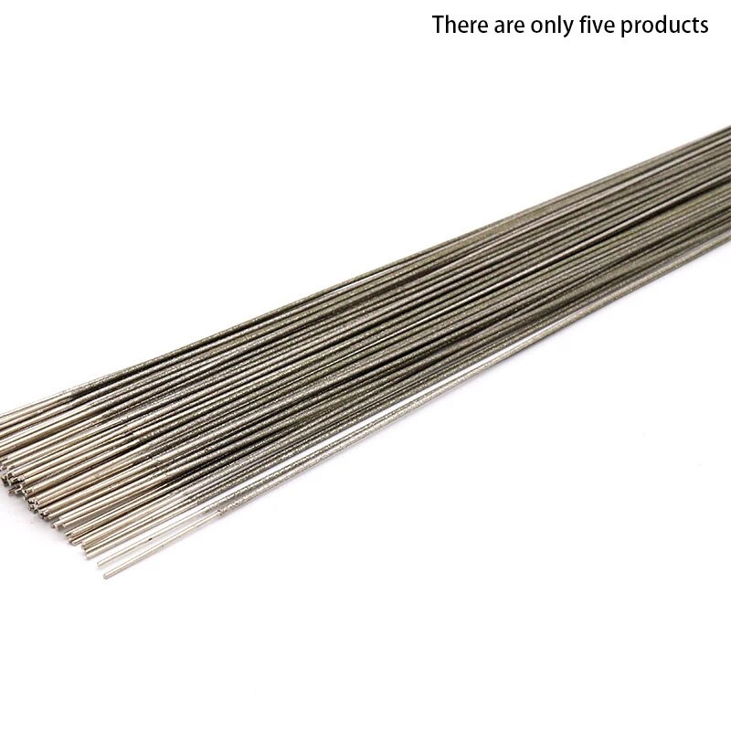 Retail 5Pcs 400Mm Diamond Wire Saw Blade, Saw Rods For Cutting Jade Metal Ceramic Resin Jewelry Hand Tools