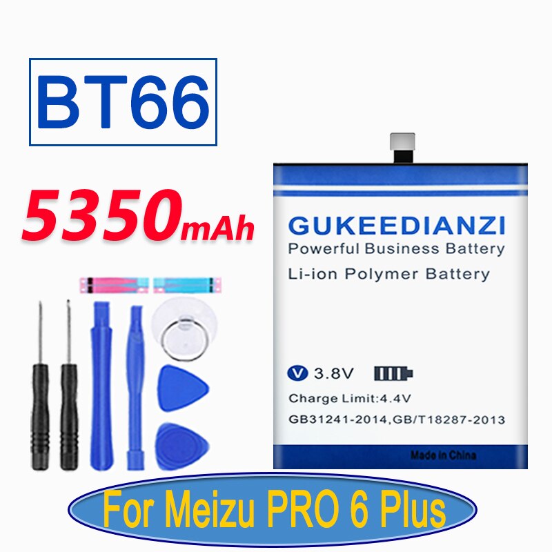 BT51 BT53 BT56 BT65M BT66 BT41 BT45A BA792 Batteria Per Meizu MX4/MX5/Mx6 Pro/Pro5/pro 6 Plus/M2 Note/Blu A5 /U10 BT710 Batteria: BT66