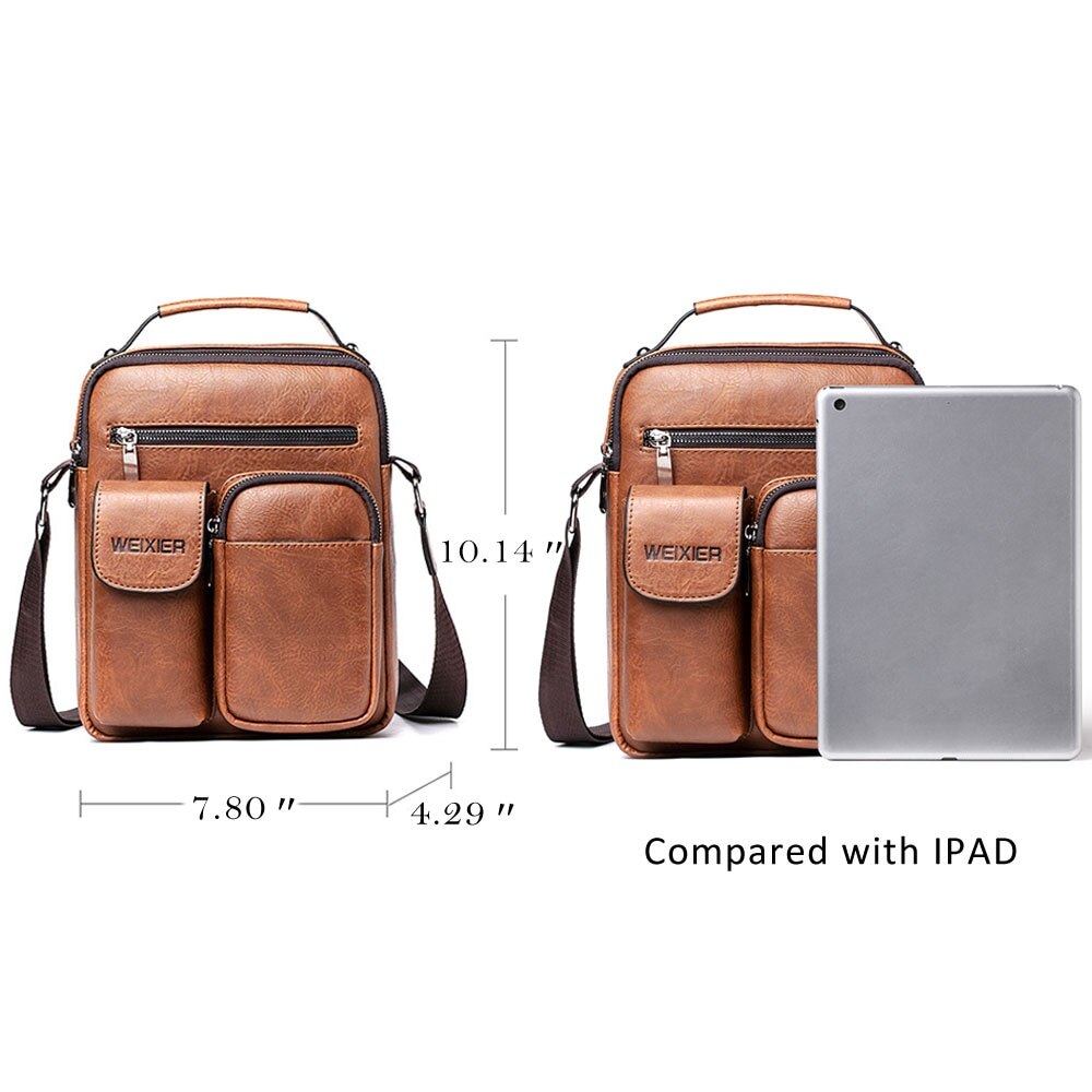 Männer Aktentasche Tasche Business Berühmte Leder Schulter Messenger Taschen Büro Handtasche 13,3 zoll Laptop