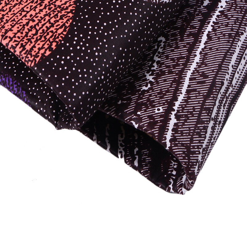 Tela africana de 100% algodón con estampado Circular, garantía de Anraka nigeriana