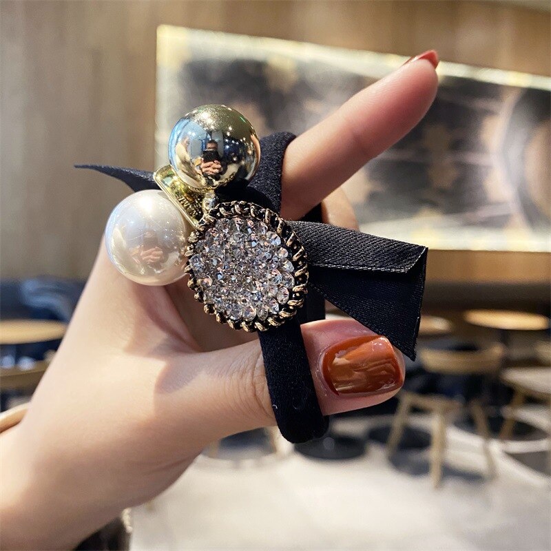 Colorful Leopard Print Big Ball Hair Accessories Hair Ties Headdress For Women Colored Grape Elastic Hair Bands Rubber Bands