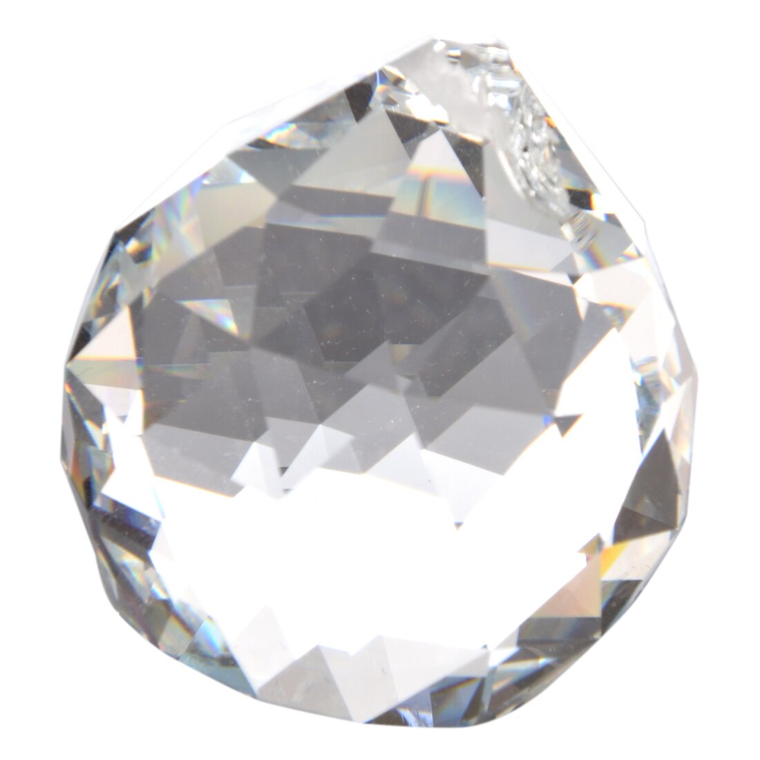 40 mm Feng Shui Faceted Decorating Crystal Ball (Clear)