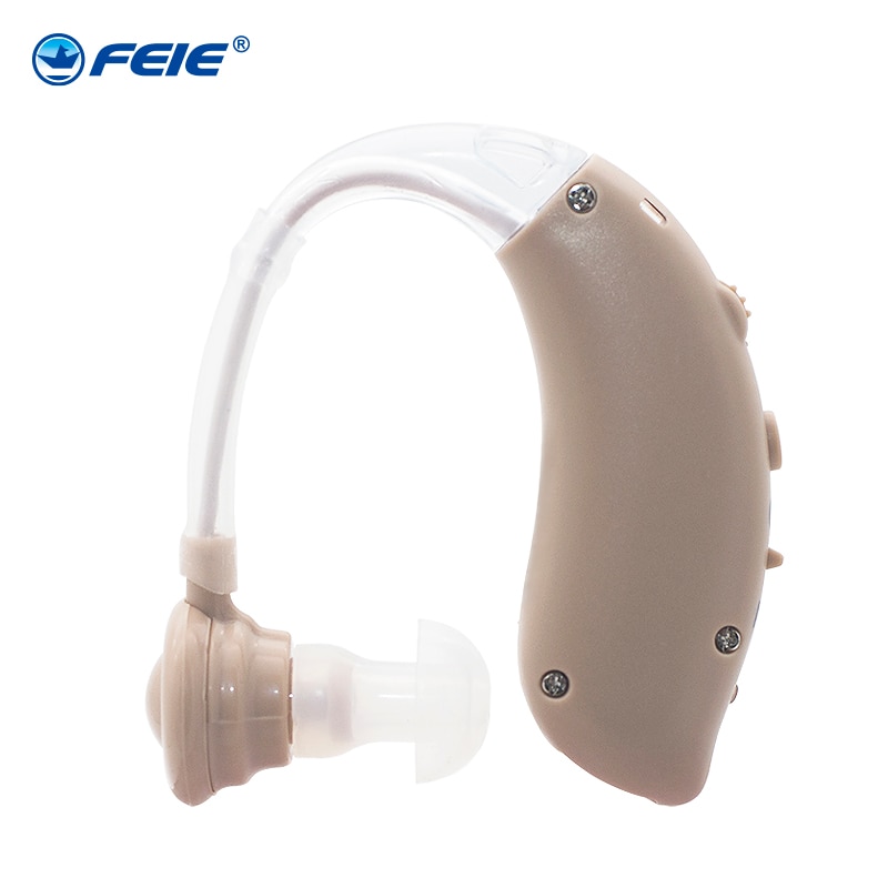Usb draagbare oplaadbare hoortoestellen draadloze bluetooth-versterker achter het oor voor ouderen oorverzorging s -25a