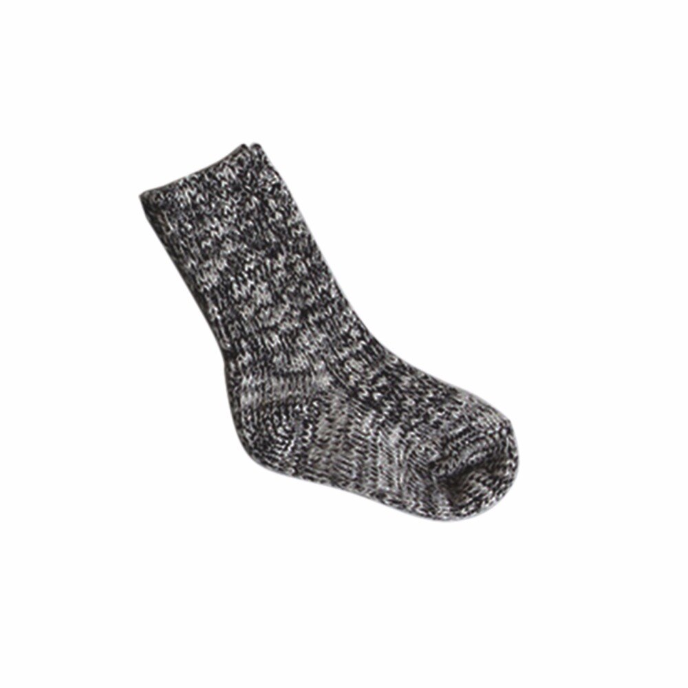 1 Pair Mix Color Cotton Baby Girls Boys Socks Ankle Length Thick Winter Calcetines Children Socks for 0-4 Years