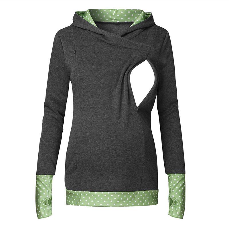 Mutterschaft Plus Samt Hoodies Herbst Mit Kapuze Mantel Schwangere Frauen Pflege Jacke Schwangerschaft Oberbekleidung Stillen Kleidung