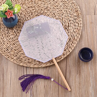 Groep Fan Bruiloft Gunsten En Boeket Chinese Bruid Draak Toga Kleding Cheongsam Rode Ronde Groep Fan Vintage: A7 white gold
