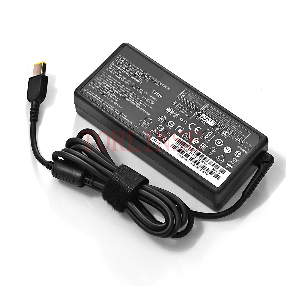 Original 135W 20V 6.75A Original AC Adapter Charger for Lenovo IdeaPad Y50 ADL135NDC3A 36200605 45N0361 45N0501 Y50-70-40 t540p